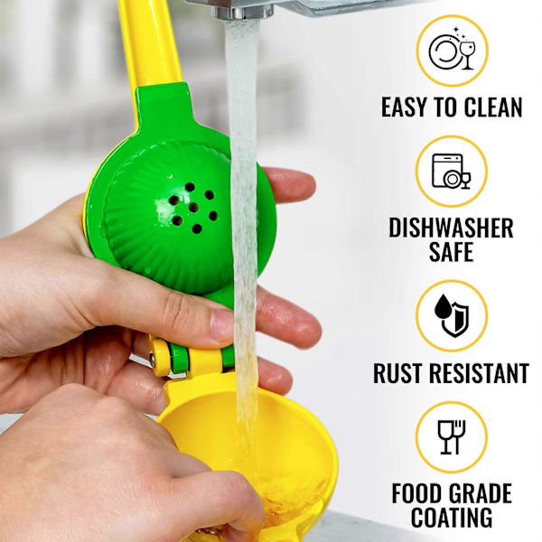 2 i 1 Citron Lime Press Handjuicer