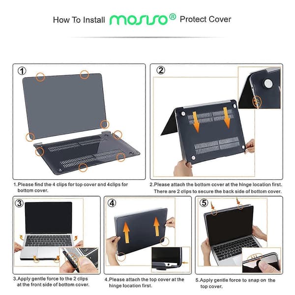 Shell Cover til MacBook Air 13 tommer Case A2337 A2179, Blå