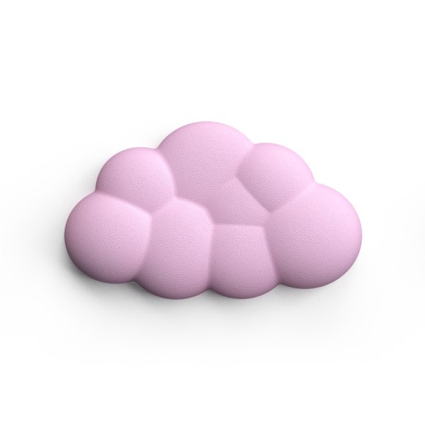 Tangentbordsmoln Handledsstöd, Moln Mus Arm Handledsstöd Söt, Tangentbord Minnesskum Handledsstöd, Ergonomiskt Halkfritt Armstöd, Smärtlindring (Rosa) pink