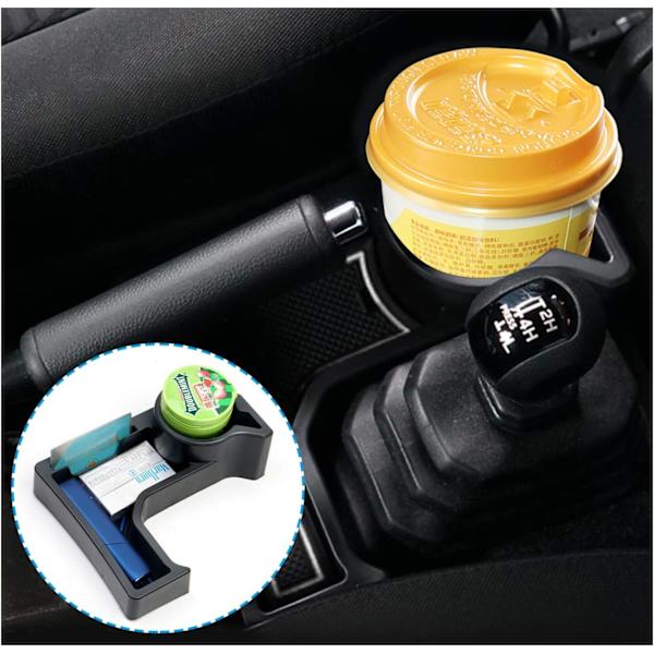 Bilarmstödsorganisatör för Jimny (automatisk växellåda), Jimny mittkonsol armstödsbricka låda, automatisk bil Jimny AT tillbehör förvaringslåda mittarmlän White Automatic Transmission