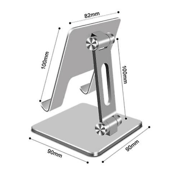 Tabletstativ for skrivebord, stabil tabletholder