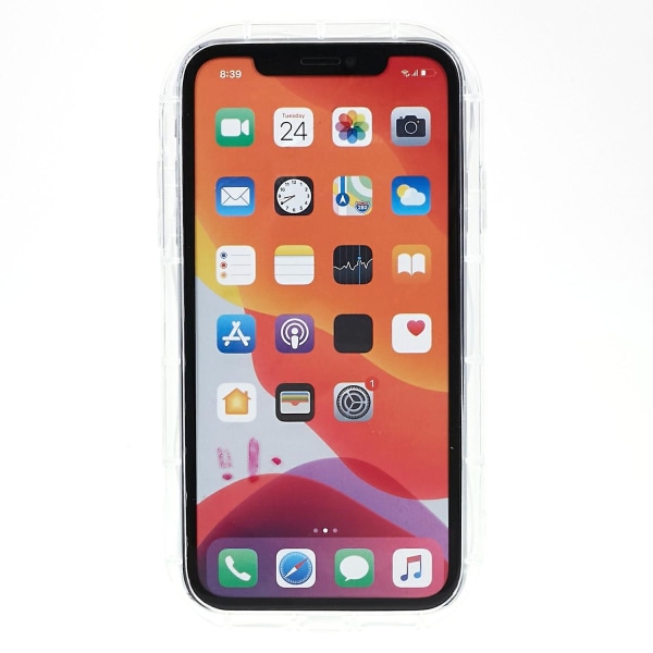 iPhone 12 6.1 tuuman takakansi, 3D/pilvikuvioinen epoksijoustava TPU-puhelinkotelo -