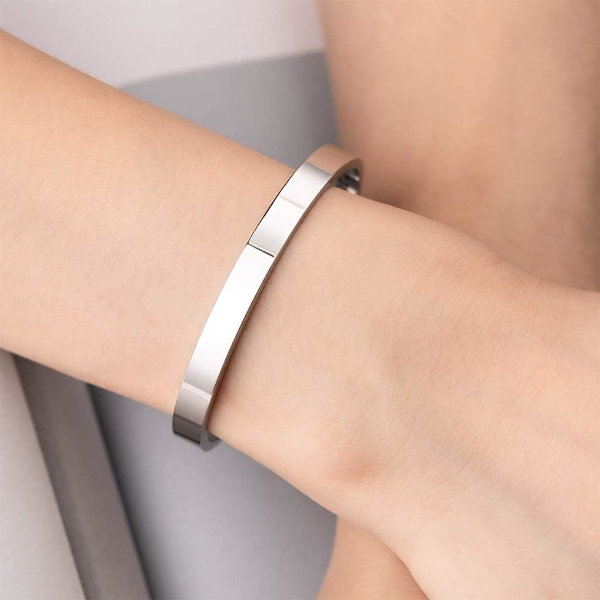 Vänskapsarmband för kvinnor - Inspirerande vänskapspresenter till bästa vän, motiverande manschettarmband för systrar, mamma, lärare, presenter 1To the end, you will be my friend