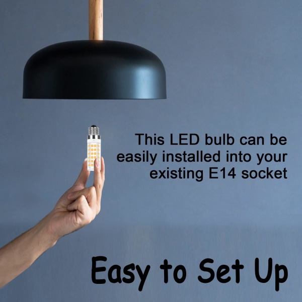 7W E14 LED-maissilamppu, pieni Edison-ruuvimaisilamppu 360° säteen kulma riippuvalaisimen polttimo olohuoneeseen LED-lamppu 2 kpl 7w E14 Corn Led Bulbs  2 Pack