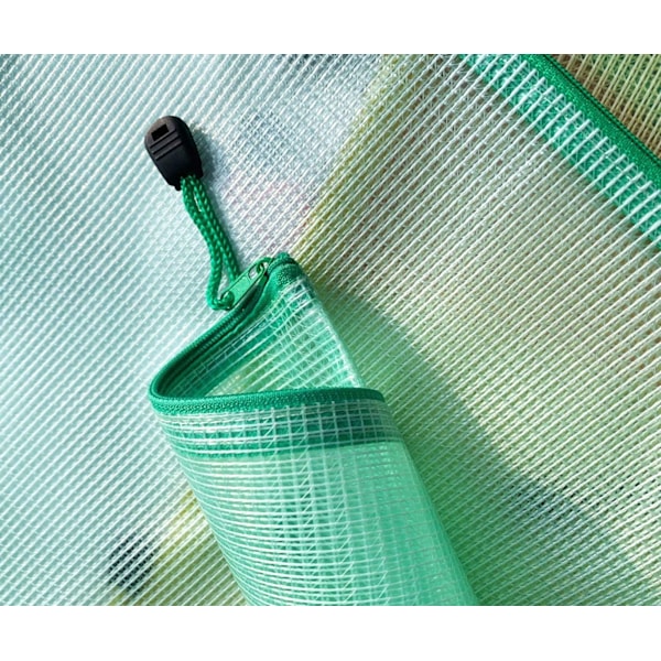 er File Zipper Bags Plastfickor Mapp Extra Tjock 10PCS (A6 Zip Bag) A610PCS