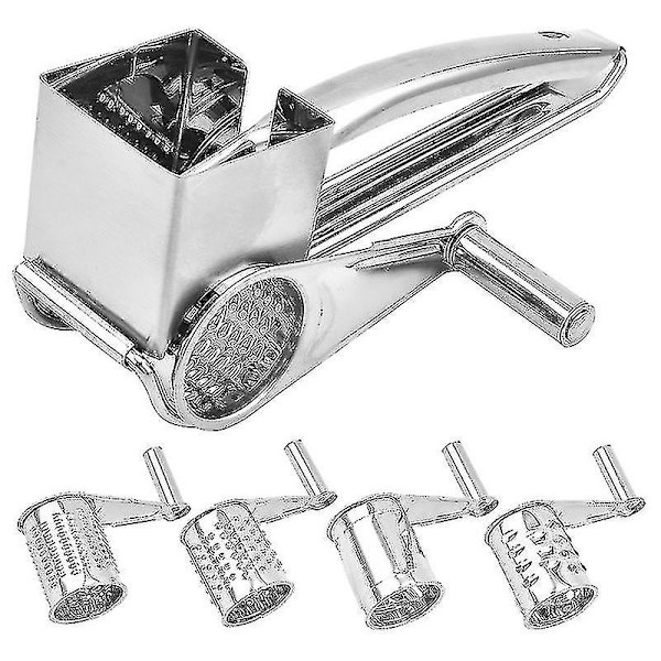 Rustfrit stålosterev med 4 tromleblade