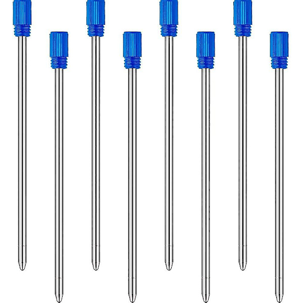 24 st 2,75 tum kulspetspenrefill för Diamond Crystal Stylus-pennor, blå