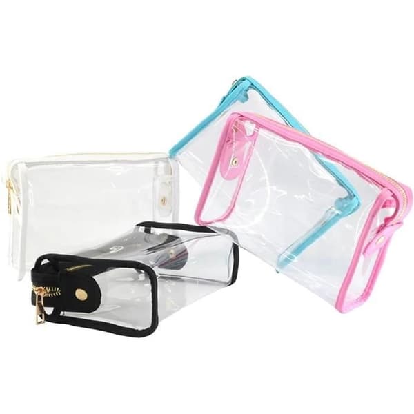 Sminkepung - Transparent - Vanntett - PVC - Unisex - 1 stk
