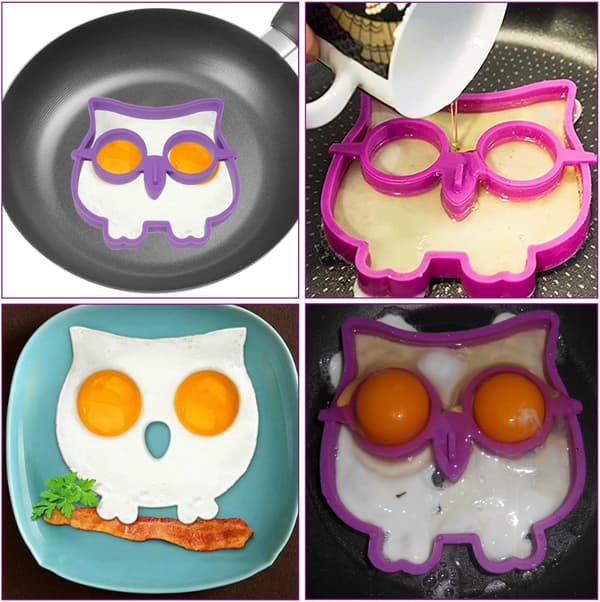 Silikon-eggeform Pannekakeform, Katteformet stekt eggeform, Frokostomelettform