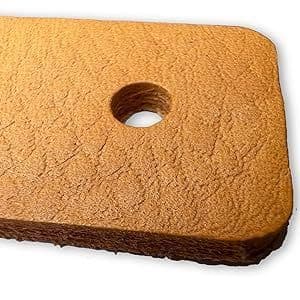 Læderhåndtag møbler - cognac - 6-pak - 16,5 x 2,5 cm - indeholder 3
