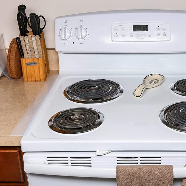 Stove Guard to Keep Clean Between Stove and Cabinets 61.5 cm Transparent 2-Pack