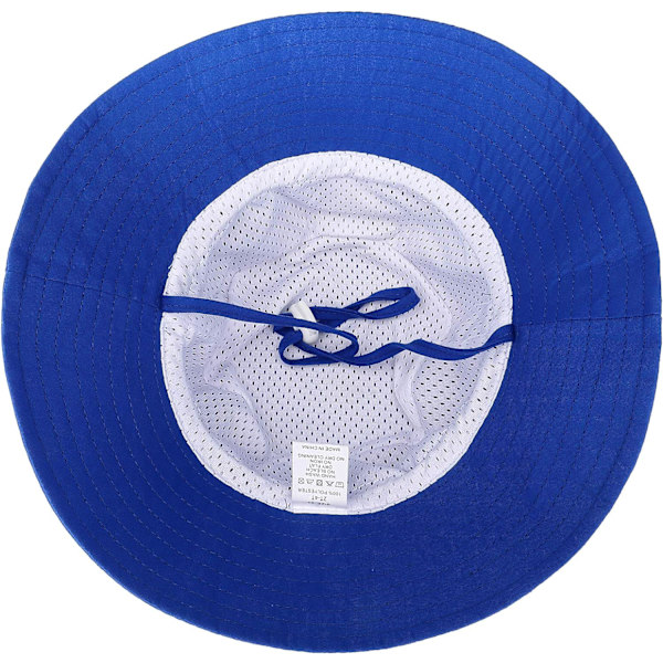 Baby Solhatt Leende Ansikte Småbarn UPF 50+ Solskyddande Hinkhatt Fin Strandhatt för Baby Flicka Pojke Justerbar Mössa Royal Blue 06 Months