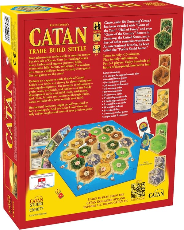 Catan Studios | Catan | Brætspil | Alder 10+ | 3-4 Spillere | 60 Minutters Spilletid