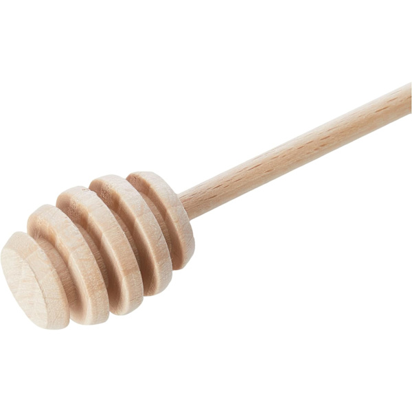Kagebørster og honningdipper i bøgetræ Twin Pack FSC Pastry Brush + Beechwood Honey Dipper