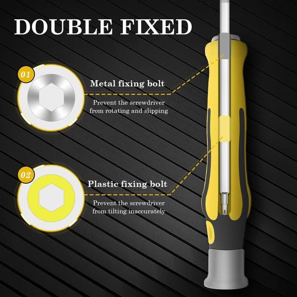 Premium 6-in-1 Screwdriver Set, Multifunctional Screwdriver, Small Household Screwdriver, Detachable Handle