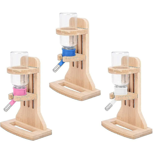 Hamsterflaskedispenser 120 ml ingen plast dropp hängande kanin vattenflaska automatisk husdjur
