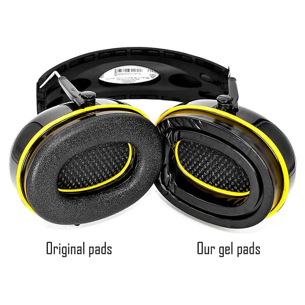 2 stk. Silikon Øreputer Dempe Hodetelefondeksel Headset Øreklokker for WorkTunes