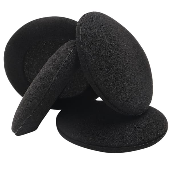 6 stk. Erstatning myke svamp øreputer deksler for hodetelefon headset 60mm
