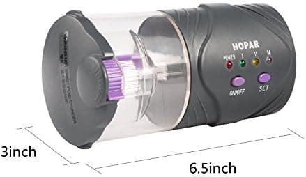 Akvarium Automatisk Fiskefoder, Saim Daily Double II Batteridrevet Automatisk Fiskefoder Grey, Clear