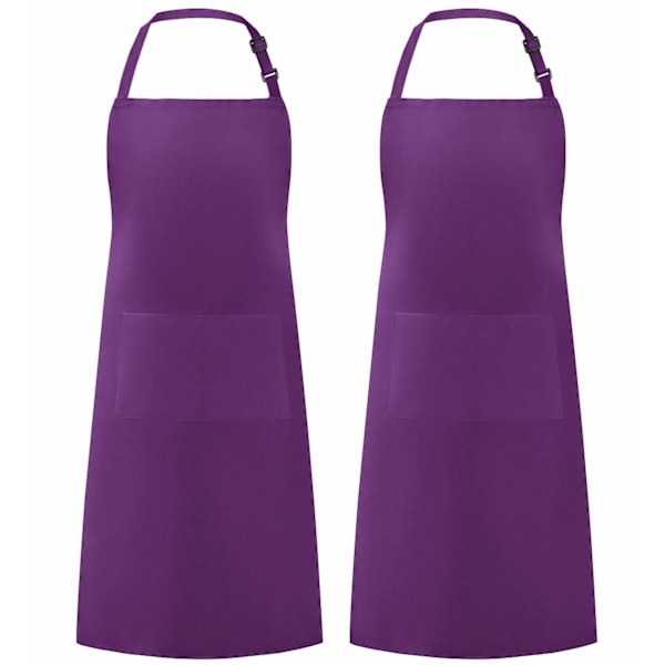 2-pack lila förkläden