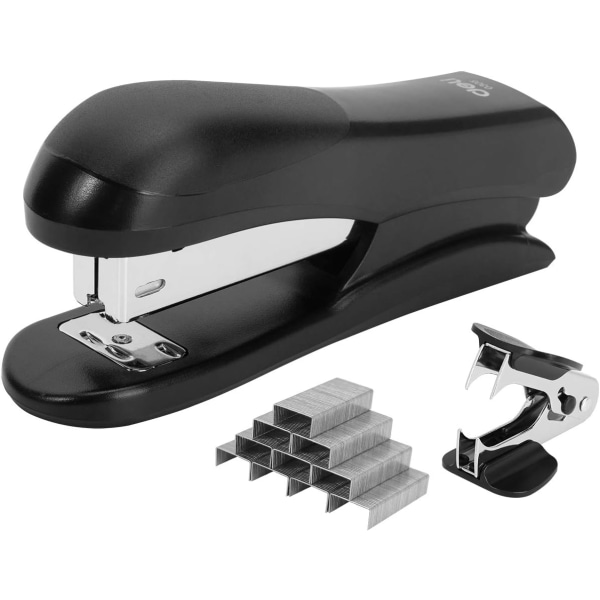 Stapler Value Pack, Desktop Standard Staplers, 20 Sheet Capacity, Includes Staples & Staple Remover, Black