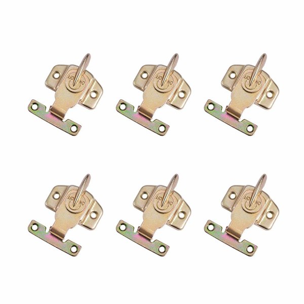 Metallbordslås, färgpläterade matbordsträningsbordslås, anslutningslåda, skåphårdvara, tillbehör, 6 set