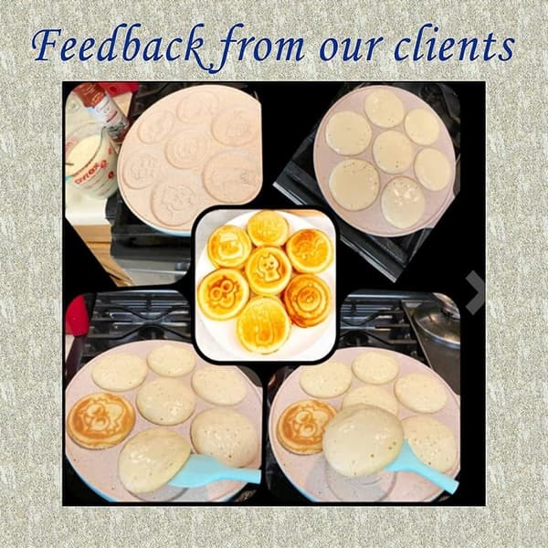 Pancake Pan Non-stick - Pancake Plate - Egg Pancake Blini Pan/Mini Crepe for Non-stick Making