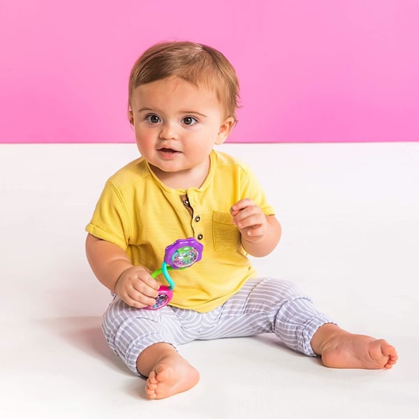 Oball Easy Grasp Shaker Rattle BPA-fri leksak för spädbarn Pink