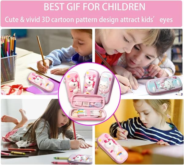 Pencil case, storage bag pen holder, for school students large capacity storage box student desk box