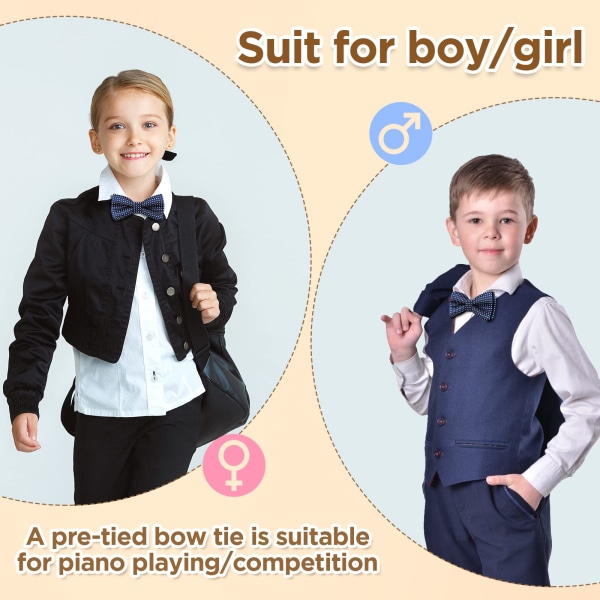 Polka Dot butterfly til børn, Formel halssløjfe Tux butterfly til drenge piger fest bryllup bal banket