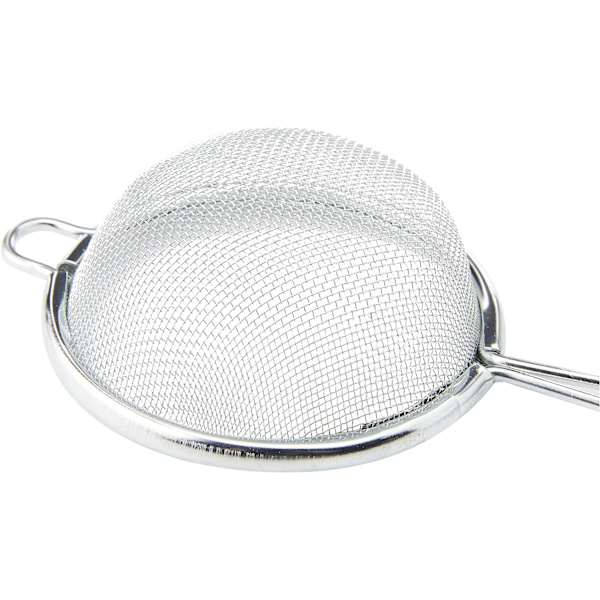 7 cm lang håndteret metalkølle, køkkenredskab og ideel til at si, dræne, vaske og et bredt udvalg af fødevarer, med et fint net til nem Tin 7cm / 2.75 Inches