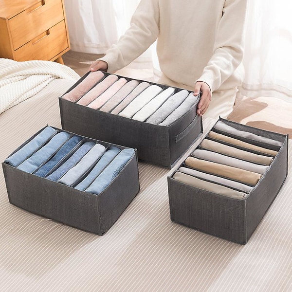 Storage Boxes  Drawer Boxes Jeans Pants Storage Box Drawer Storage Cabinet Wardrobe Drawer Storage System One-piece clothes storage box