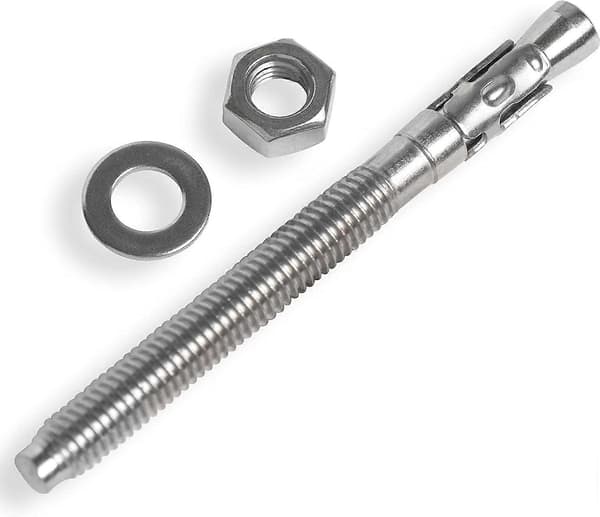 Kileanker M10 10mm x L 100mm rustfrit stål A2 AISI 304 Inox [10 stk.]