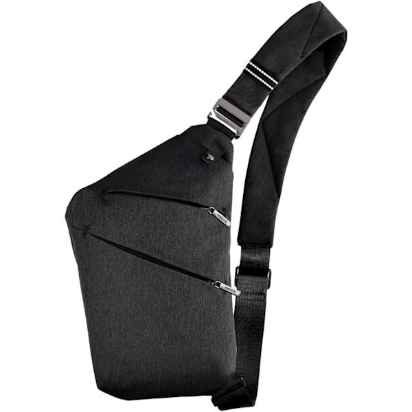 Sling Bag - Anti-tyveri Skuldertaske til Mænd og Kvinder Black