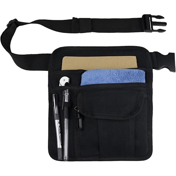 aist Bag,Premium Quality Restaurant Waiter Waist Money Pouch Bag with Adjustable Belt Pencil Holder and Check Holder, Durable and Mult