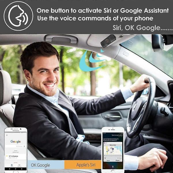 Handsfree Bluetooth-kit för bilen, 2 mobiltelefoner anslutna samtidigt till Bluetooth 4.2-högtalare