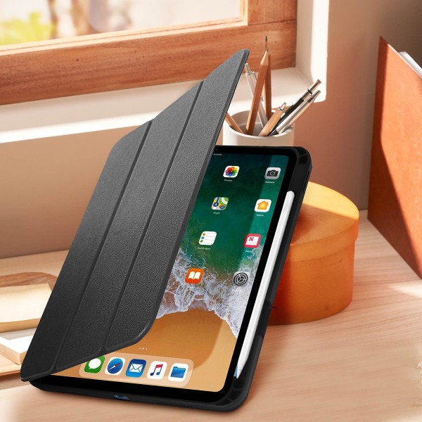 iPad 10.9 2022 Etui Magnetisk Video & Tastatur Stativ Sort