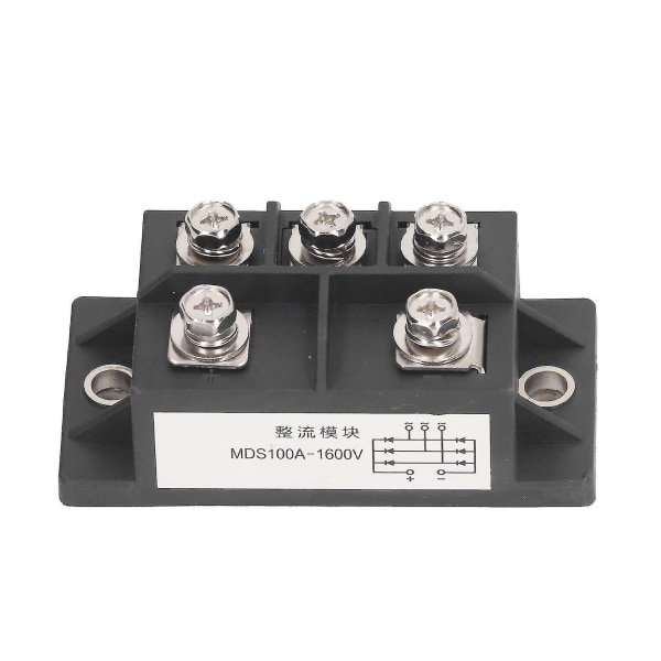 Brorectifier Hurtig Varmeafledning 5 Terminaler 3 Fase Diode Broliretter Strømmodul 300a 1600v