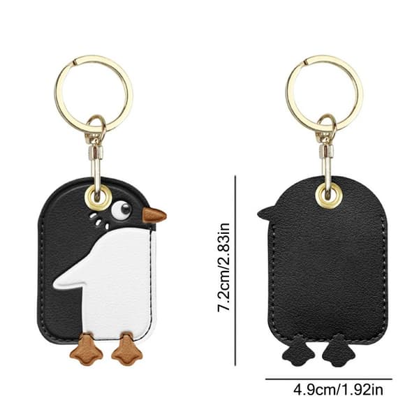 Åtkomstkortsskydd, Åtkomstkortshållare, GRÅ Pingviner Grå Grey Penguins-Penguins