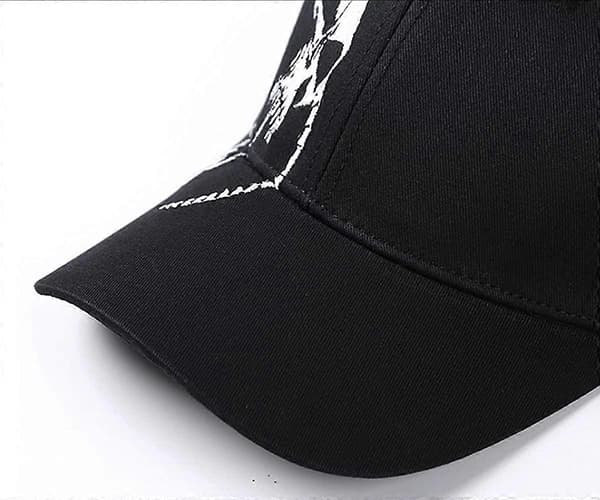 Basebollkeps för män, bomulls sportkeps för utomhusbruk Cool Skull Back Button Keps Män Kvinnor