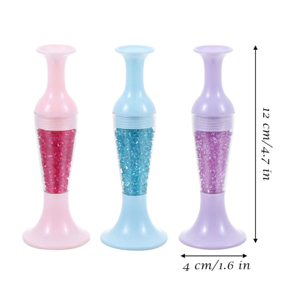 Diamantpen diamantmaleriværktøj 5D diamantmaling med diamant lilla