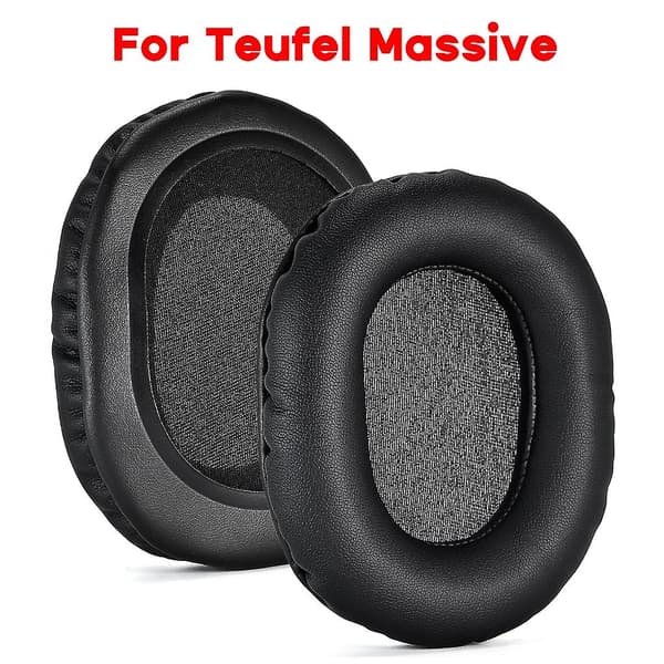 Åndbare protein-ørekopper til Teufel Massive hovedtelefoner Memory Foam ørepuder