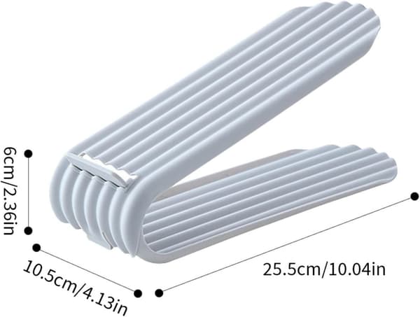 Shoe Rack Organizer, Space-Saving Plastic Shoe Holder, Double Deck, Upgraded Thickening Shoe Rack
