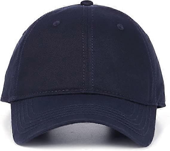 Baseballcaps, justerbar pappa-hatt for stort hode, overdimensjonert golfcaps med lav profil