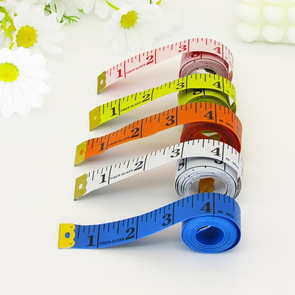 Målebånd - cm / tommer - 150 cm lang - multicolor