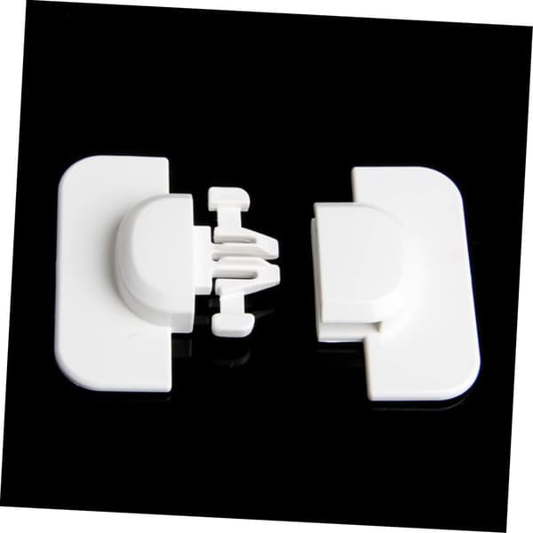 Strong Self-Adhesive Lock with Drill Protection for Refrigerator, Easy to Install and Use