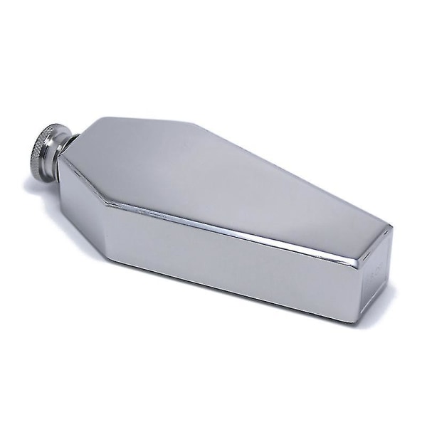 Mini Hip Flask 100ml Personlig Kista Form Rostfritt Stål Bärbar Hip Flask