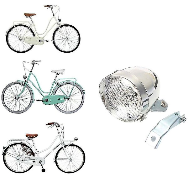 Klassisk Vintage LED Cykellygte Cykel Retro Forlygte