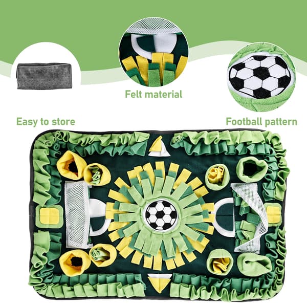 Stor Snusemåtte til Hunde - Hunde Snusemåtte - Smart Legetøj - Skridsikker Snusemåtte - Smart Legetøj til Hunde og Katte - 73 x 50 cm