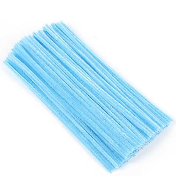 100 Pieces Pipe Cleaners, Chenille Wire 6mm x 30cm, Pipe Cleaners for Crafts DIY Projects Chenille Wire